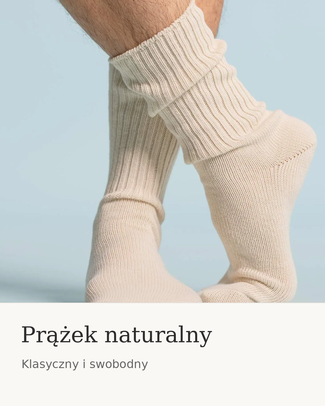 Męskie skarpety bawełniane w prążek